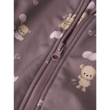 Name It Wistful Mauve Balloon Teddy Nbfalfa08 Softshell Suit AOP Fo