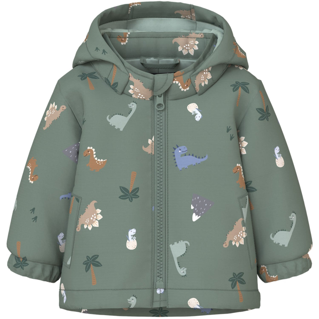 Name It Laurel Wreath 1 Little Dinos Nbmmax Jacket Pa AOP