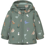 Name It Laurel Wreath 1 Little Dinos Nbmmax Jacket Pa AOP