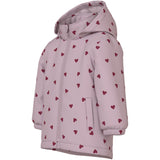 Name It Violet Ice 3 Heart Nmfmaxi Jacket Pa AOP Noos
