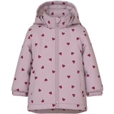 Name It Violet Ice 3 Heart Nmfmaxi Jacket Pa AOP Noos