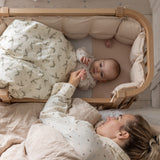 Sebra Bedside Crib Wooden Edition