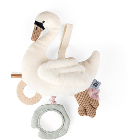 Sebra Beige Swan Activity Hanging Toy