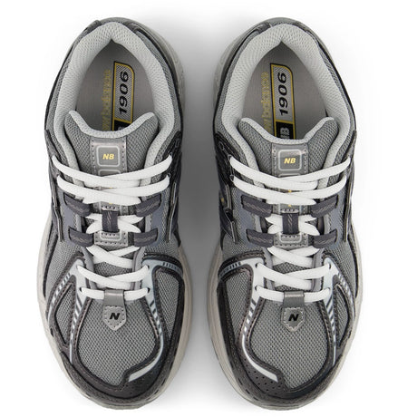 New Balance Dark Silver Metallic New Balance 1906 Kids Lace