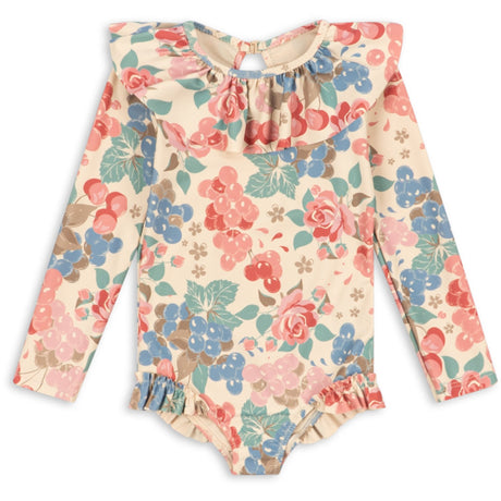 Konges Sløjd Bloomiegrape Manuca Ls Swimsuit Grs