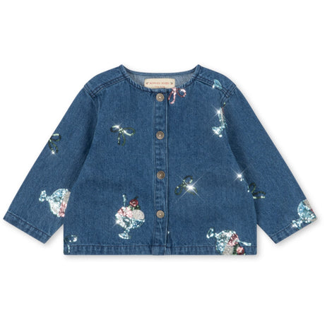 Konges Sløjd Gelato Magot Sequin Denim Jacket Gots