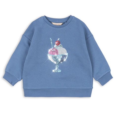 Konges Sløjd Colony Blue Loumilla Sweat Shirt Ocs