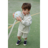 Konges Sløjd Flintstone Stripe Lou Stripe Half Zip Sweat Ocs