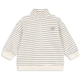 Konges Sløjd Flintstone Stripe Lou Stripe Half Zip Sweat Ocs