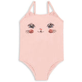 Konges Sløjd Powder Pink Kitty Swimsuit Grs