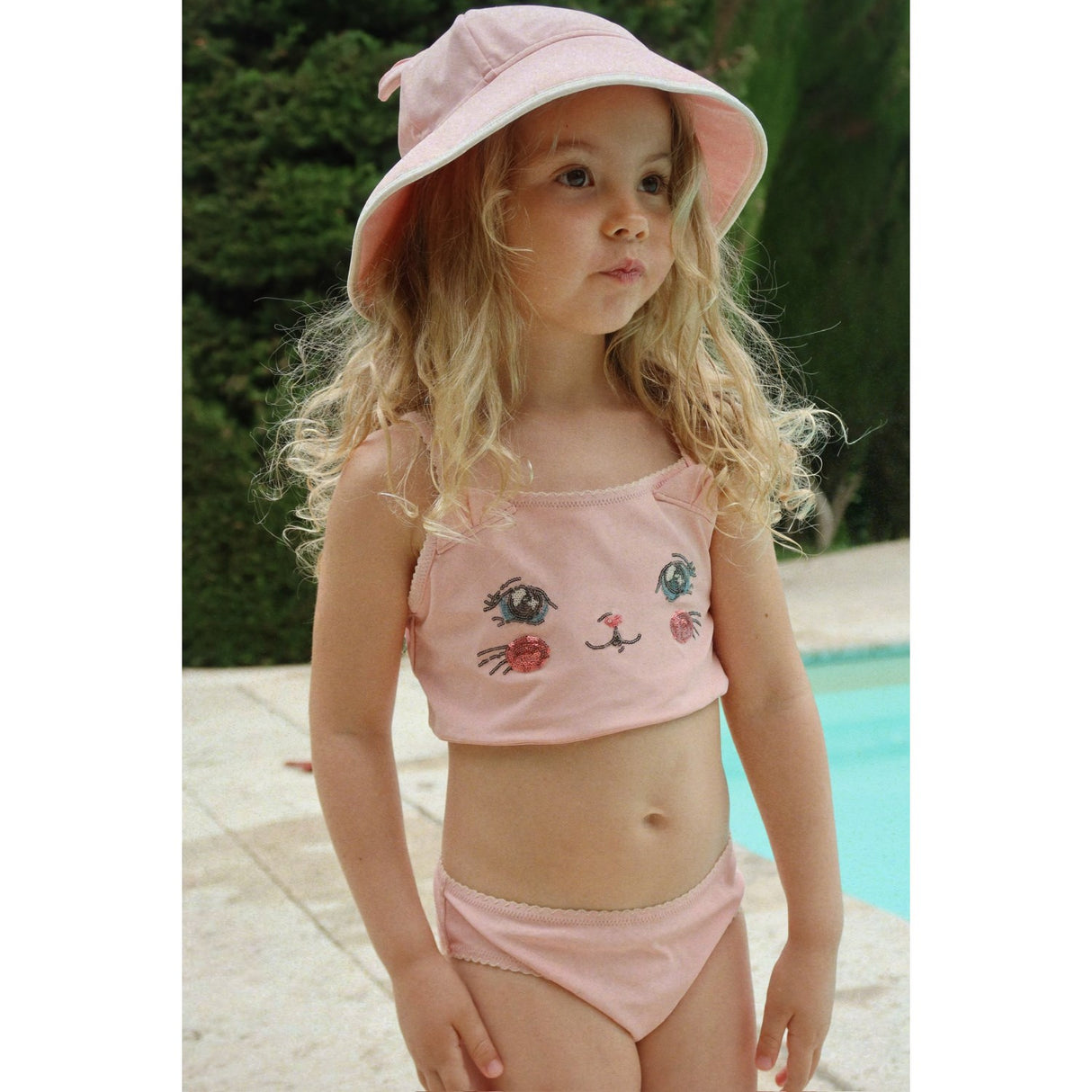Konges Sløjd Powder Pink Kitty Bikini Grs