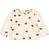 Konges Sløjd Cuore Tricolore Drey Slit Blouse Gots