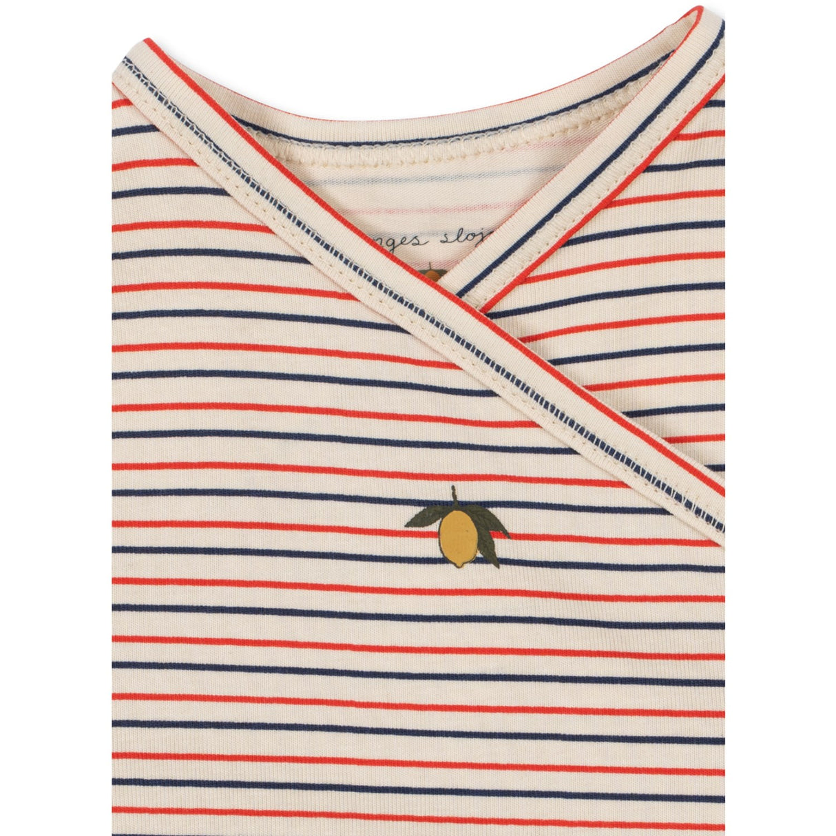 Konges Sløjd Stripe Tricolore Petit Basic Ls Newborn Body Gots
