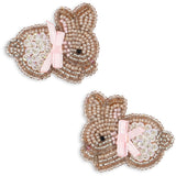 Konges Sløjd Bunny 2 Pack Beaded Bunny Hair Clips