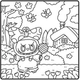 Forlaget Tukan Cozy Monsters Malebog (Uofficiel Labubu Malebog)