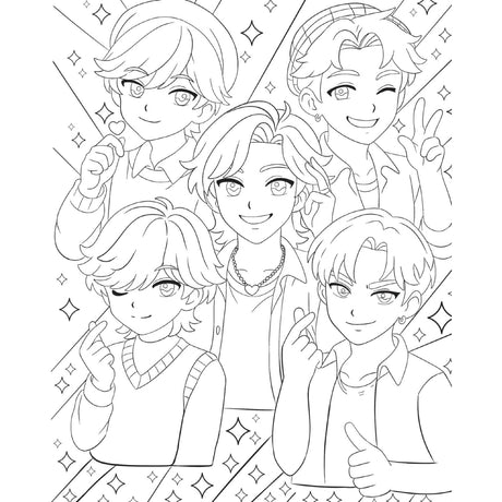 Forlaget Tukan K-Pop Fandom - Coloring Book