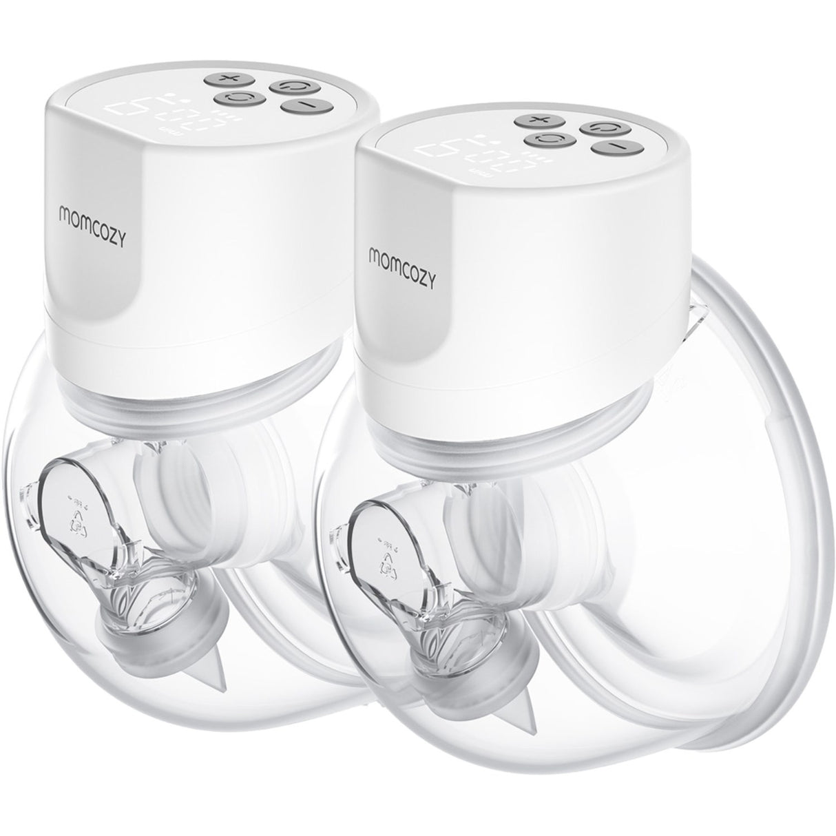 Momcozy White S12 Pro Wearable Breast Pump Double Pack
