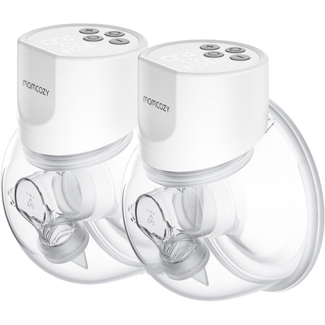 Momcozy White S12 Pro Wearable Breast Pump Double Pack