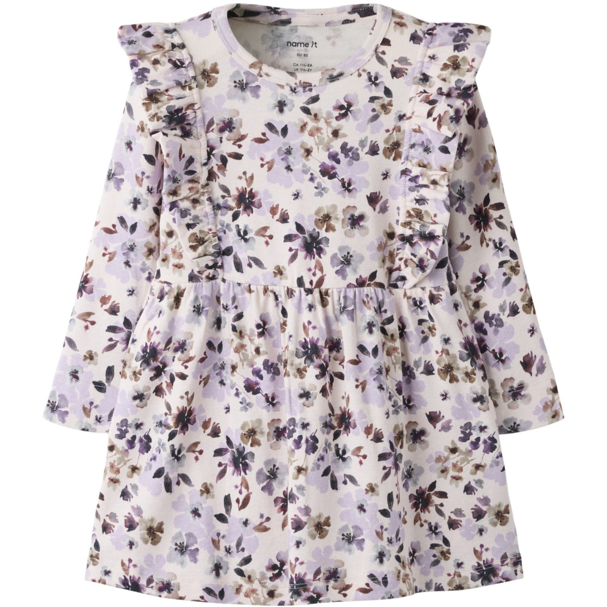 Name It Calcite Grape Compote/Shopping Bag Nmfkayla Ls Dress Xnoos