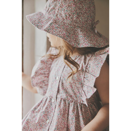 Huttelihut Plumeria Summer Hat In Liberty Fabric
