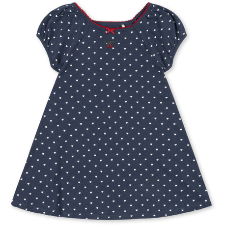 Konges Sløjd Heart Blues Classic Ss Dress Gots