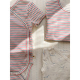 Konges Sløjd Stripe Tricolore Petit Basic Ss Body Gots