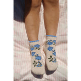 Konges Sløjd Amarena/Tramonto 2 Pack Flower And Cherry Jacquard Socks