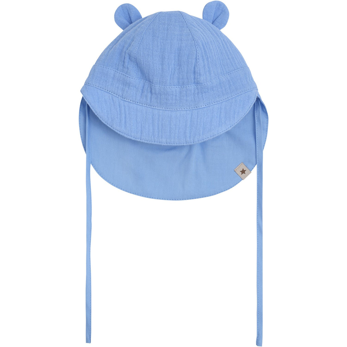 Huttelihut Della Robbia Blue Summer Hat Ears Muslin