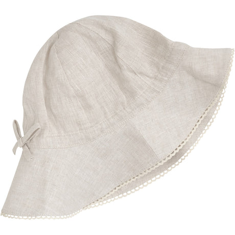 Huttelihut Antique White Summer Hat Linen