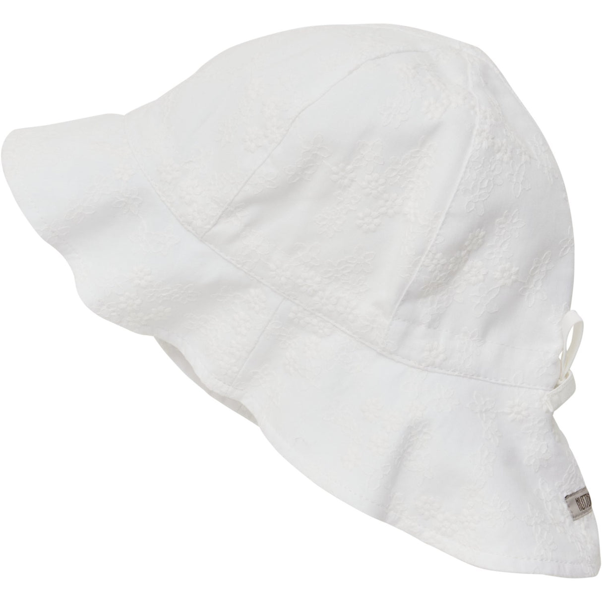 Huttelihut Antique White Summer Hat Embroidery