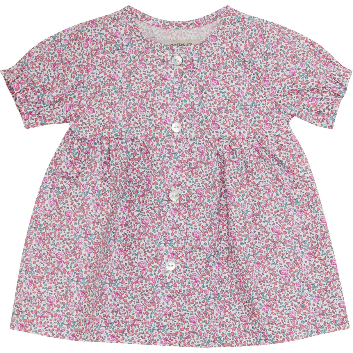 Huttelihut Plumeria Dress Ss In Liberty Fabric