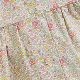 Huttelihut Double Cream Dress Ss In Liberty Fabric