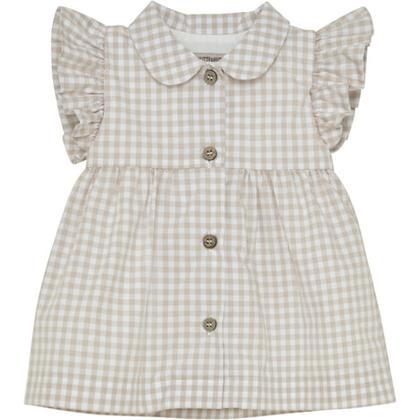 Huttelihut White Pepper Dress Ss Woven Check