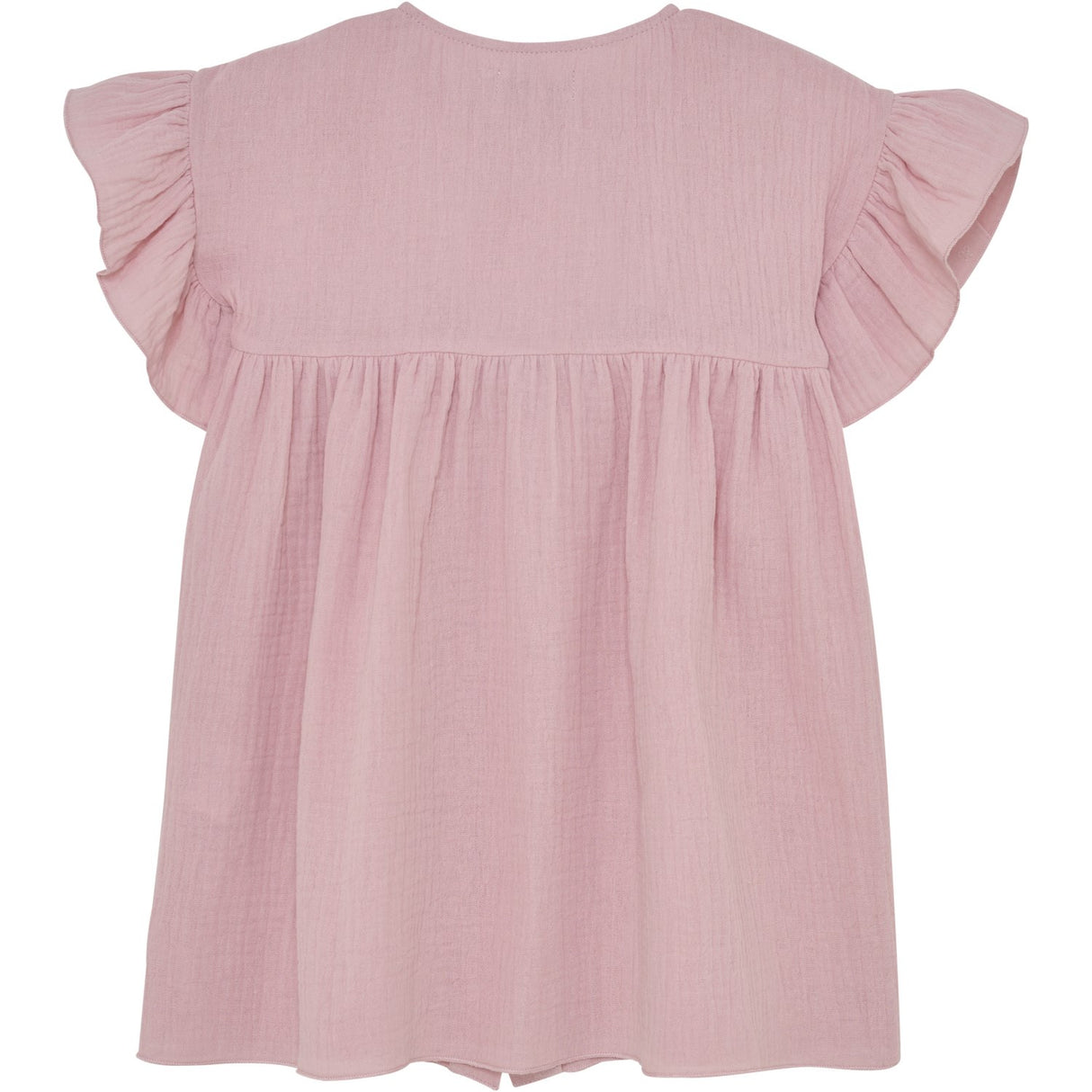 Huttelihut Pale Mauve Dress Ss Muslin