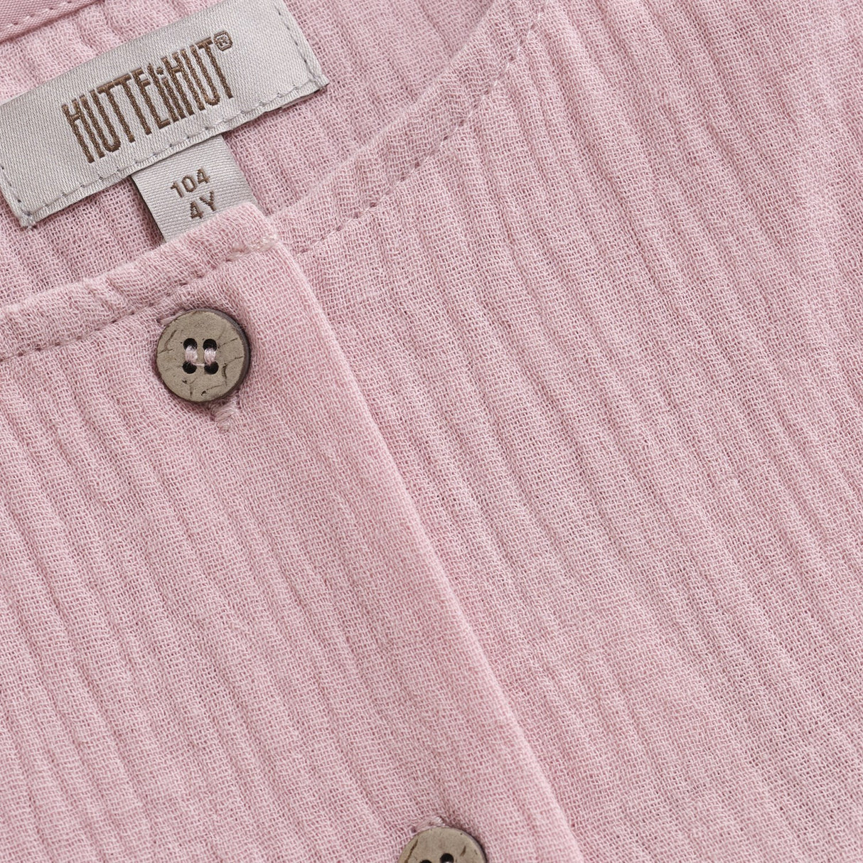 Huttelihut Pale Mauve Dress Ss Muslin