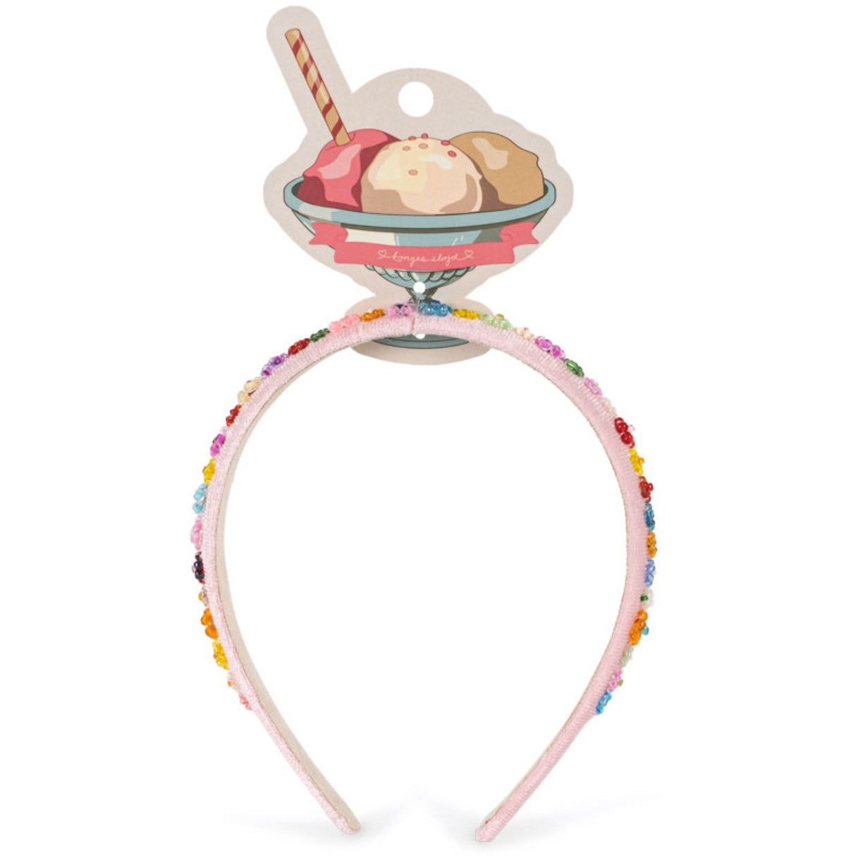 Konges Sløjd Mellow Rose Flower Field Hairbrace