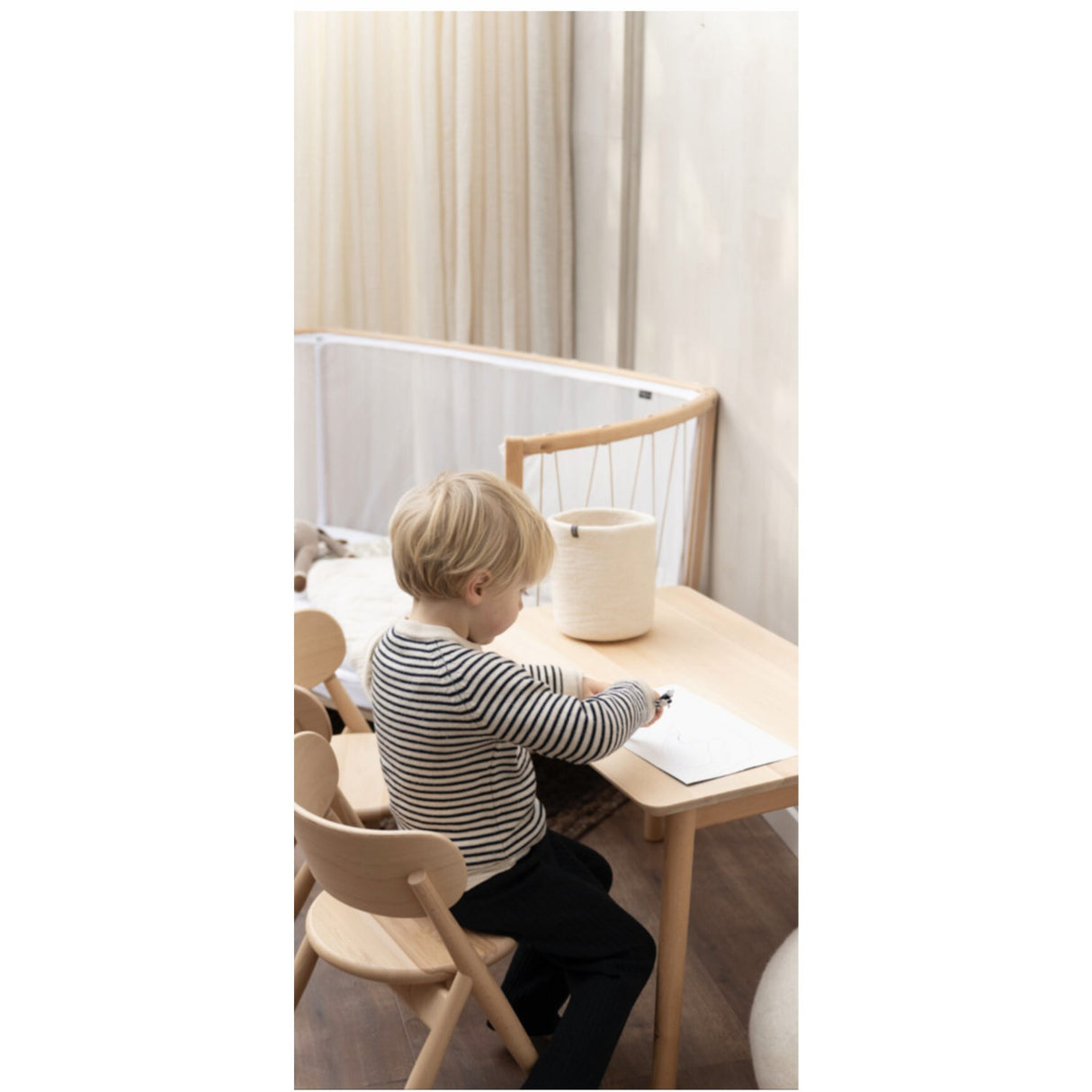 Curve Lab Oak Desk