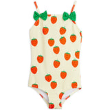 Mini Rodini Off-white Strawberries AOP Bathing Suit