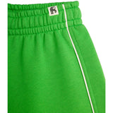 Mini Rodini Green Plain Piping Sweatshorts