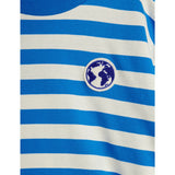 Mini Rodini Blue Earth Yd Stripe Ls Tee