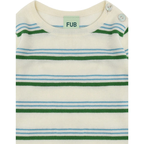 FUB Ecru/Pine Baby LS Body