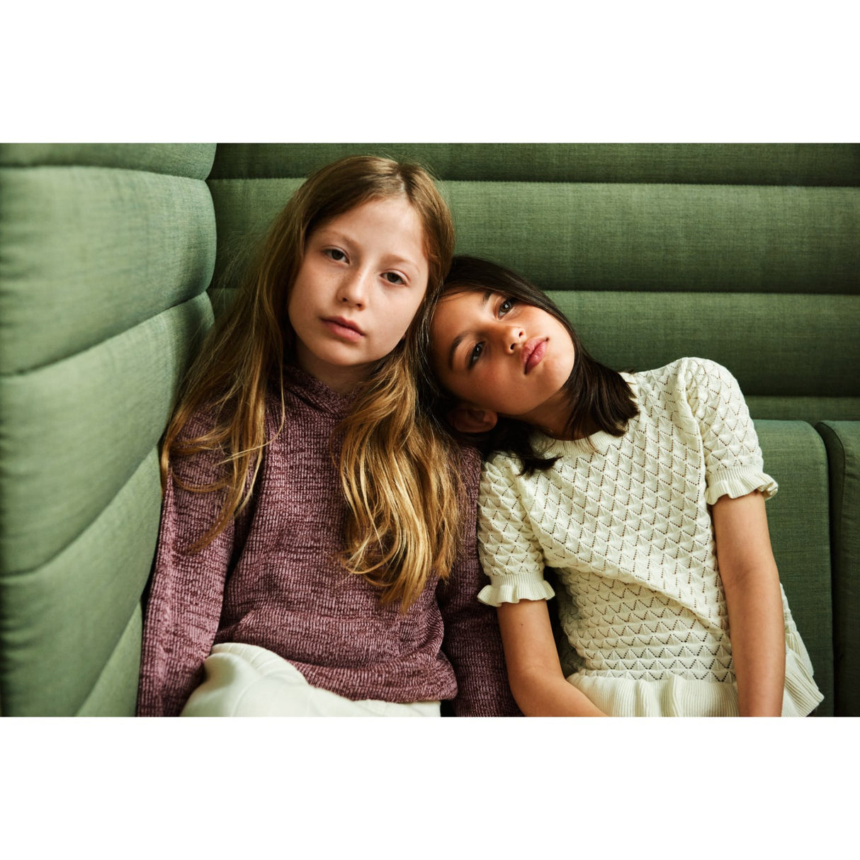 FUB Ecru Pointelle Tee