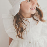 Huttelihut Antique White Summer Hat Embroidery