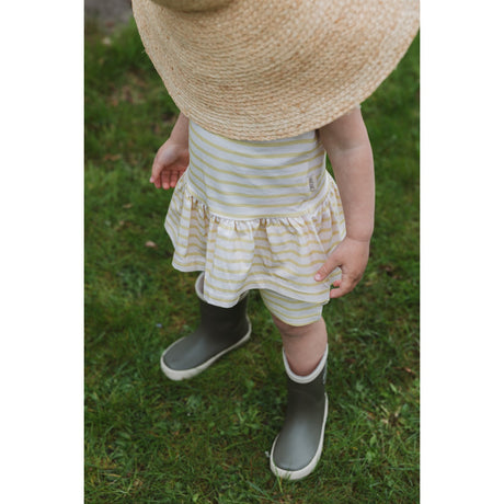 Petit Piao Dusky Citron Striped Ppsun S_L Dress
