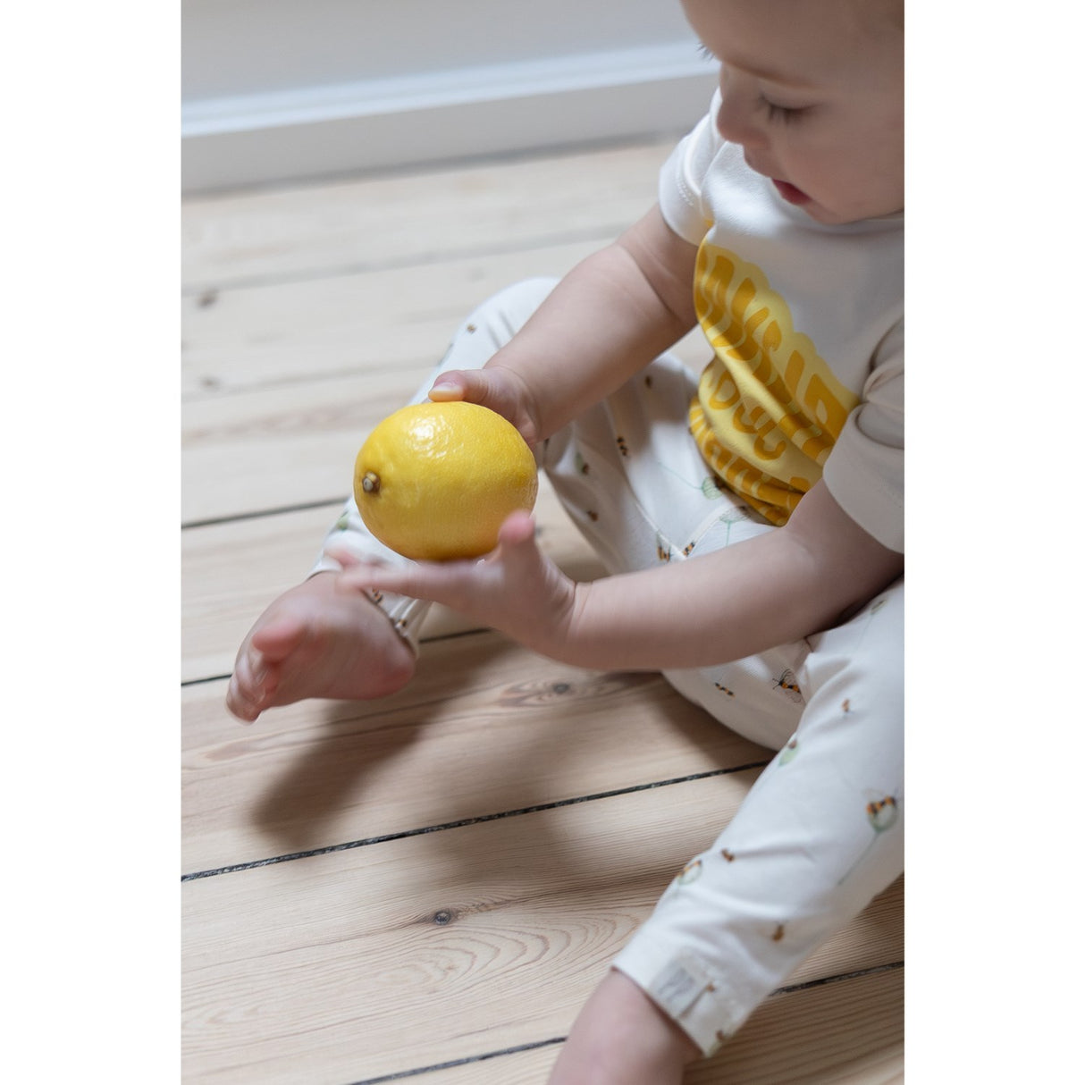 Petit Piao Eggnog Bee Aop Ppjubii Leggings
