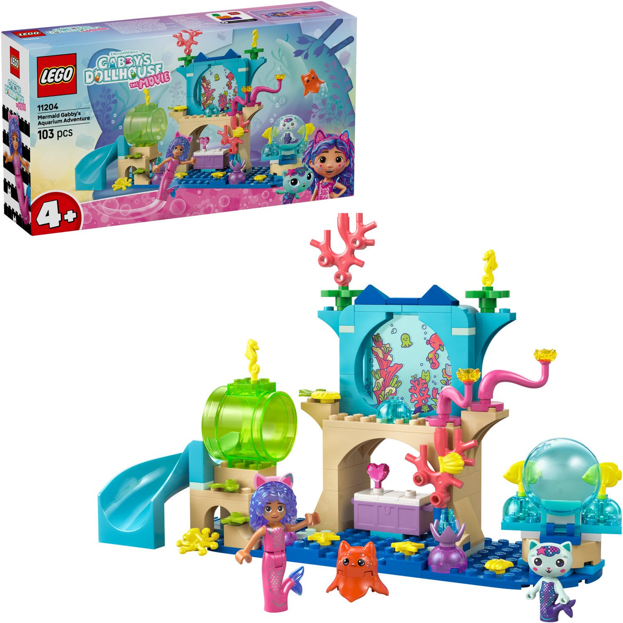 LEGO® Gabby's Dollhouse - Havfrue-Gabbys Akvarie-eventyr 11204