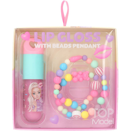 TOPModel Candy Glam Lipgloss And Perlekæde Set