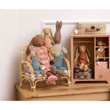 Maileg Kanin, Størrelse 2 - Cremegul - Knitted Kjole