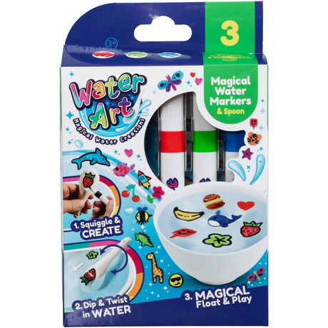 Water Art Set With 3 Markers