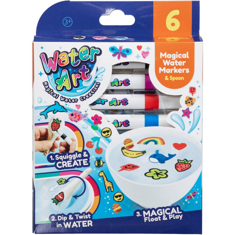Water Art Set With 6 Markers